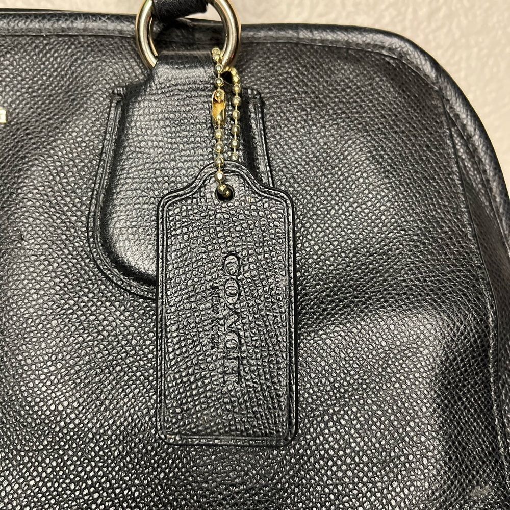 Coach Purse In Black Pebble Leather Nolita Satchel Women’s Bags 35650​​​ - Picture 14 of 16